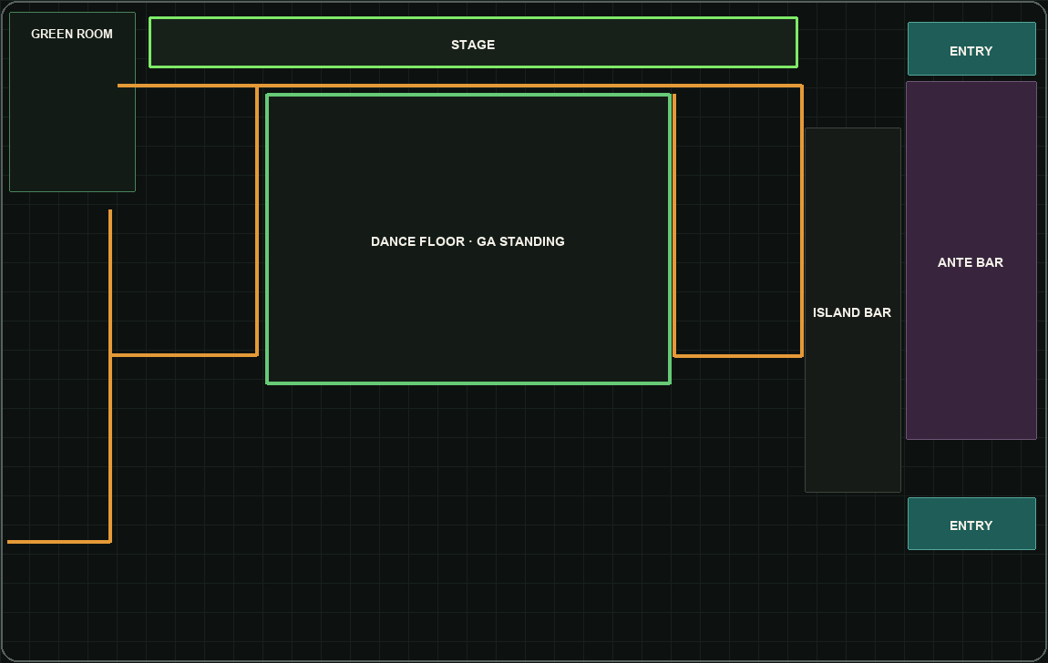 ISAN NEXT GEN venue floor plan